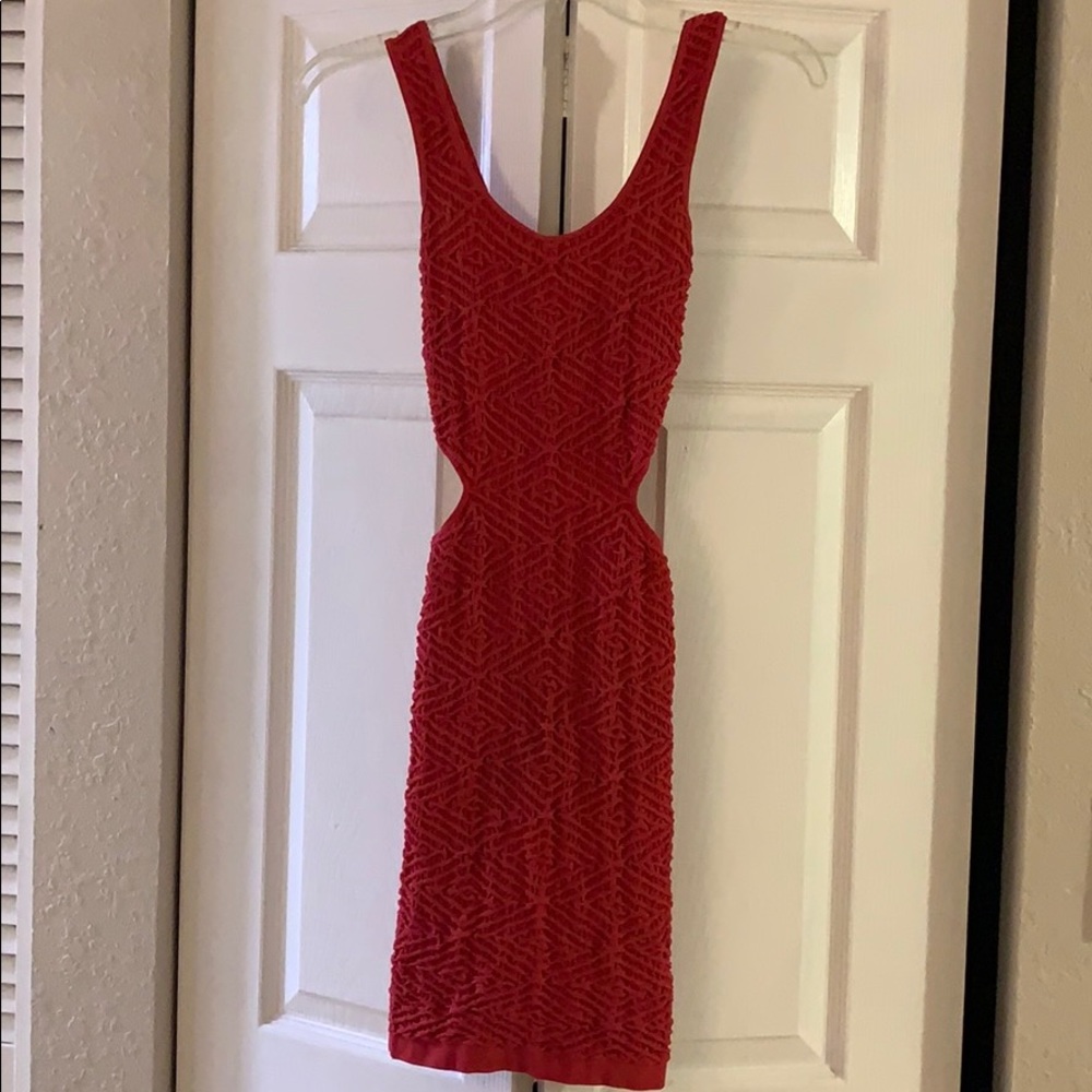 Pink mini cutout dress - Bebe